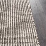 Brown Double Sided Wool Floor Rug | Colour Brown Natural
