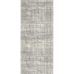 Abstract Rug | Colour Silver Grey | With Various Sizes Runner