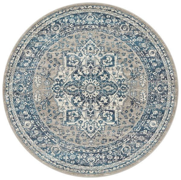 Area Rug round full view