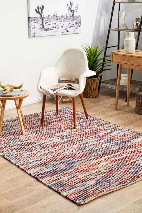 Double Sided Wool Area Rug Profile