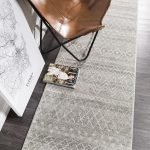 Grey Floor Rug | Colour Grey | Rustic Tribal Design