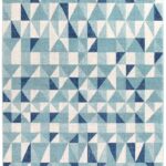 Rug Style Colour Blue Ivory Rectangle