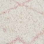 Pink line thick Rug
