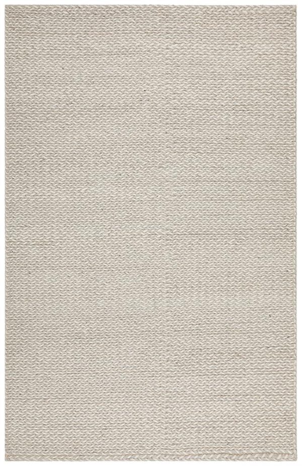 Silver Woven Wool Rug
