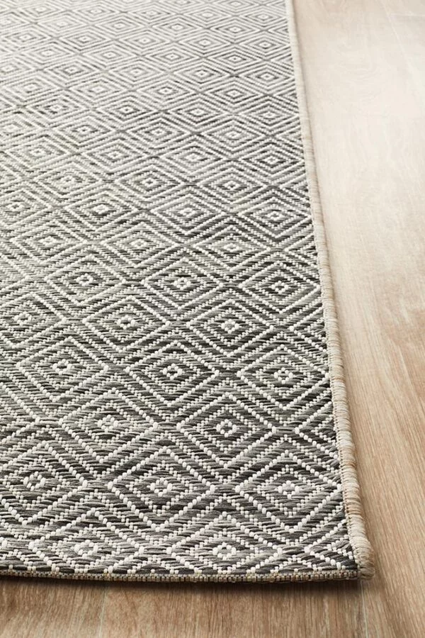 Grey Out-Of-Doors Rug