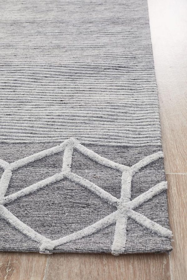 Pattern Of Grey Magnificent Modern Rug