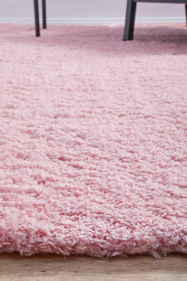 Angel Pink Rug shag pile rug