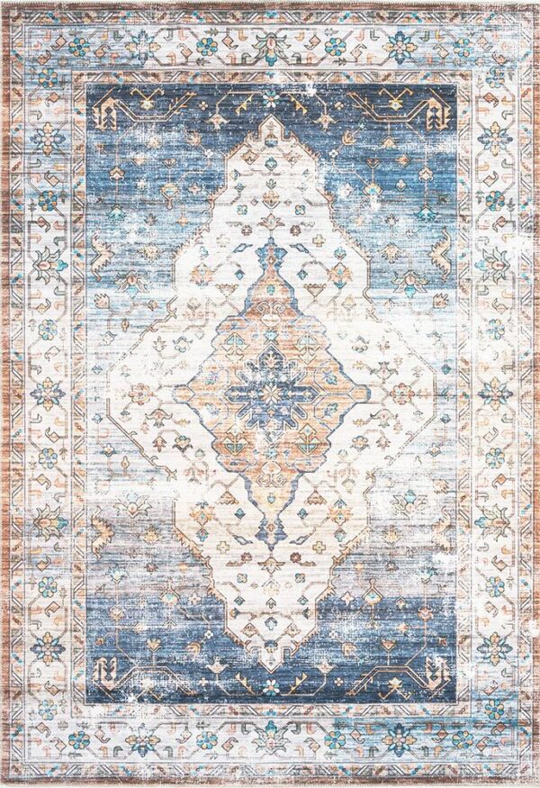 Shaded Blue Centre Rug Profile